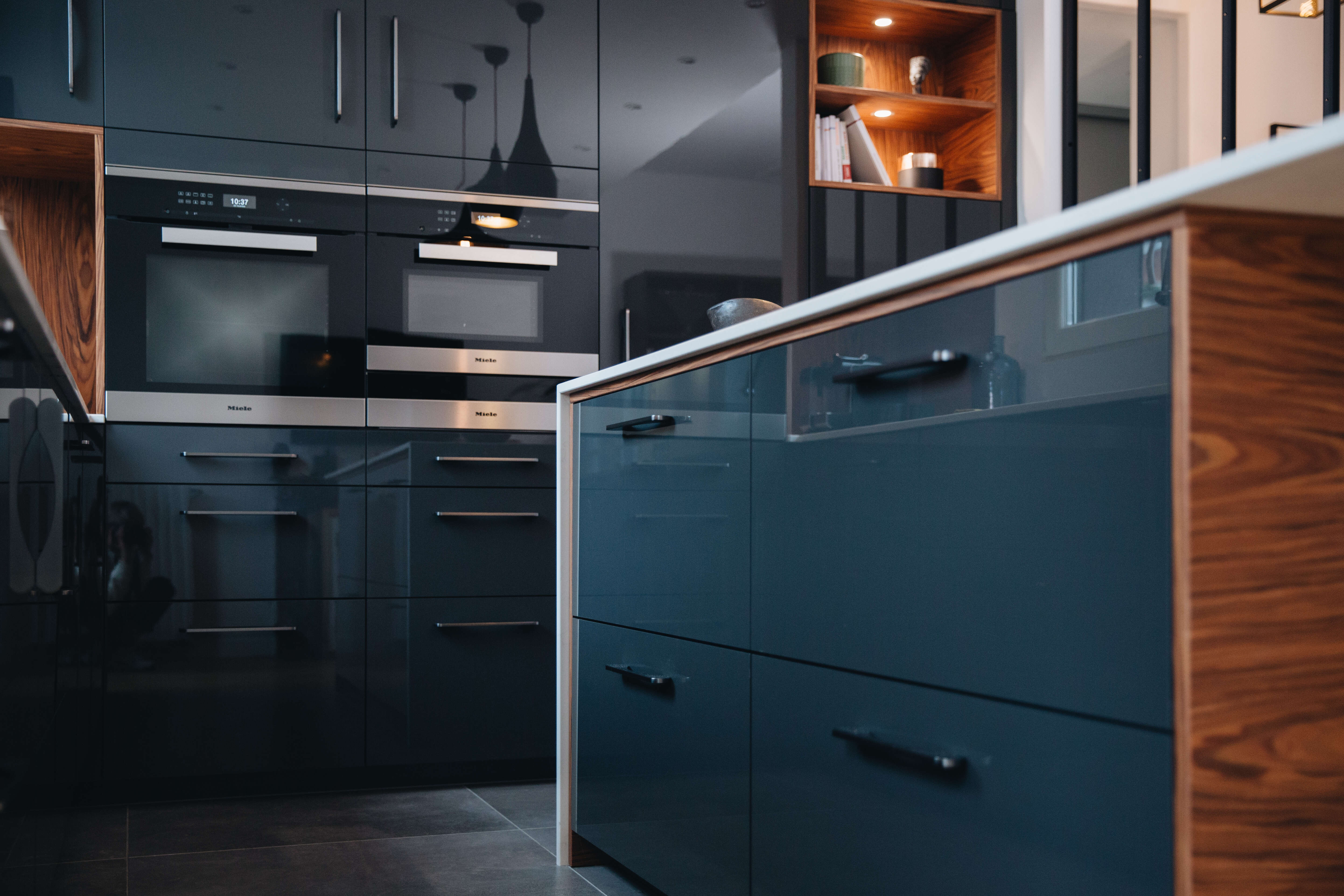 Meubles-de-cuisine-façades-laquées-Perene Meubles-de-cuisine-façades-laquées-Perene