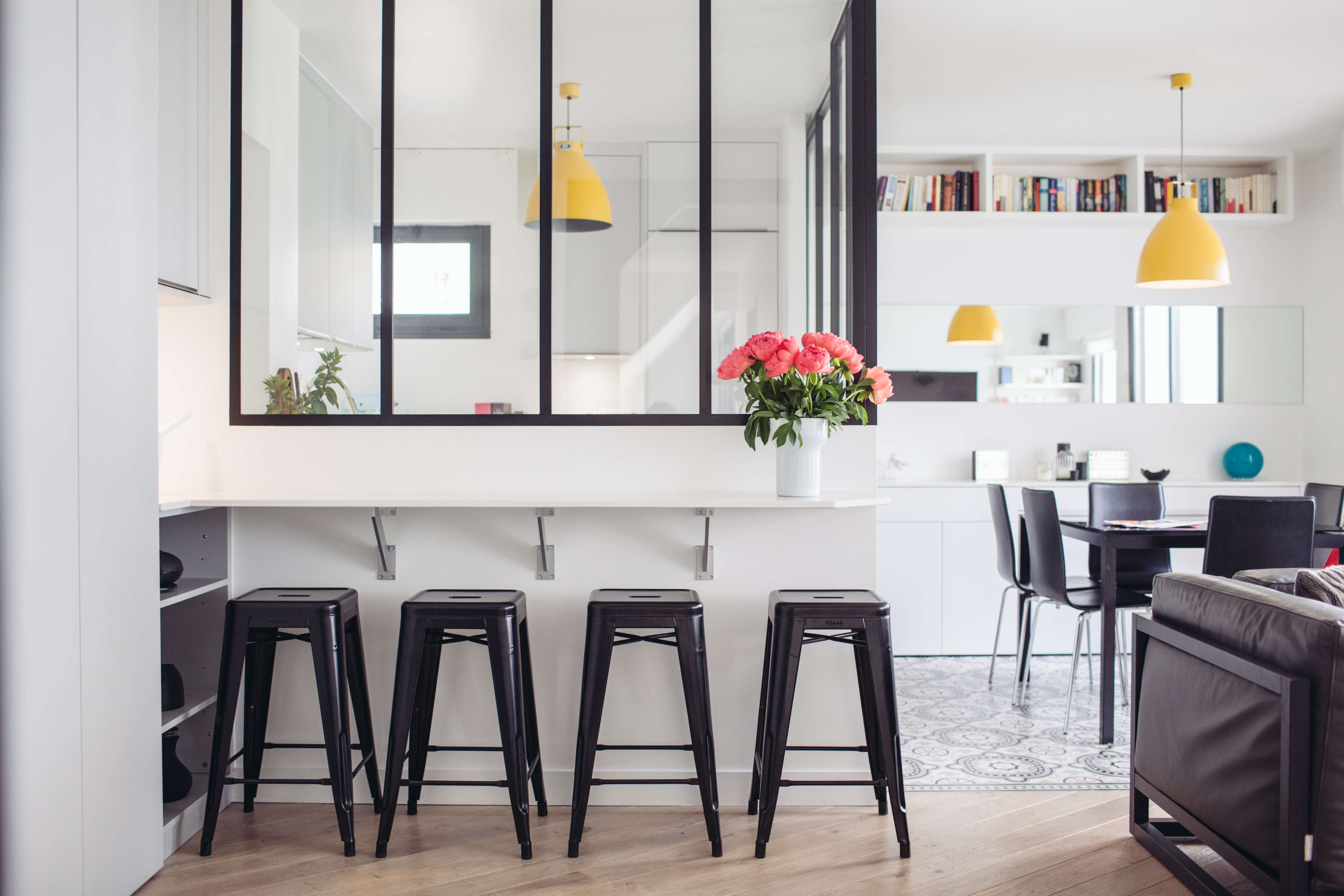 cuisine-lumineuse-ouverte-sur-salon-perene cuisine-lumineuse-ouverte-sur-salon-perene