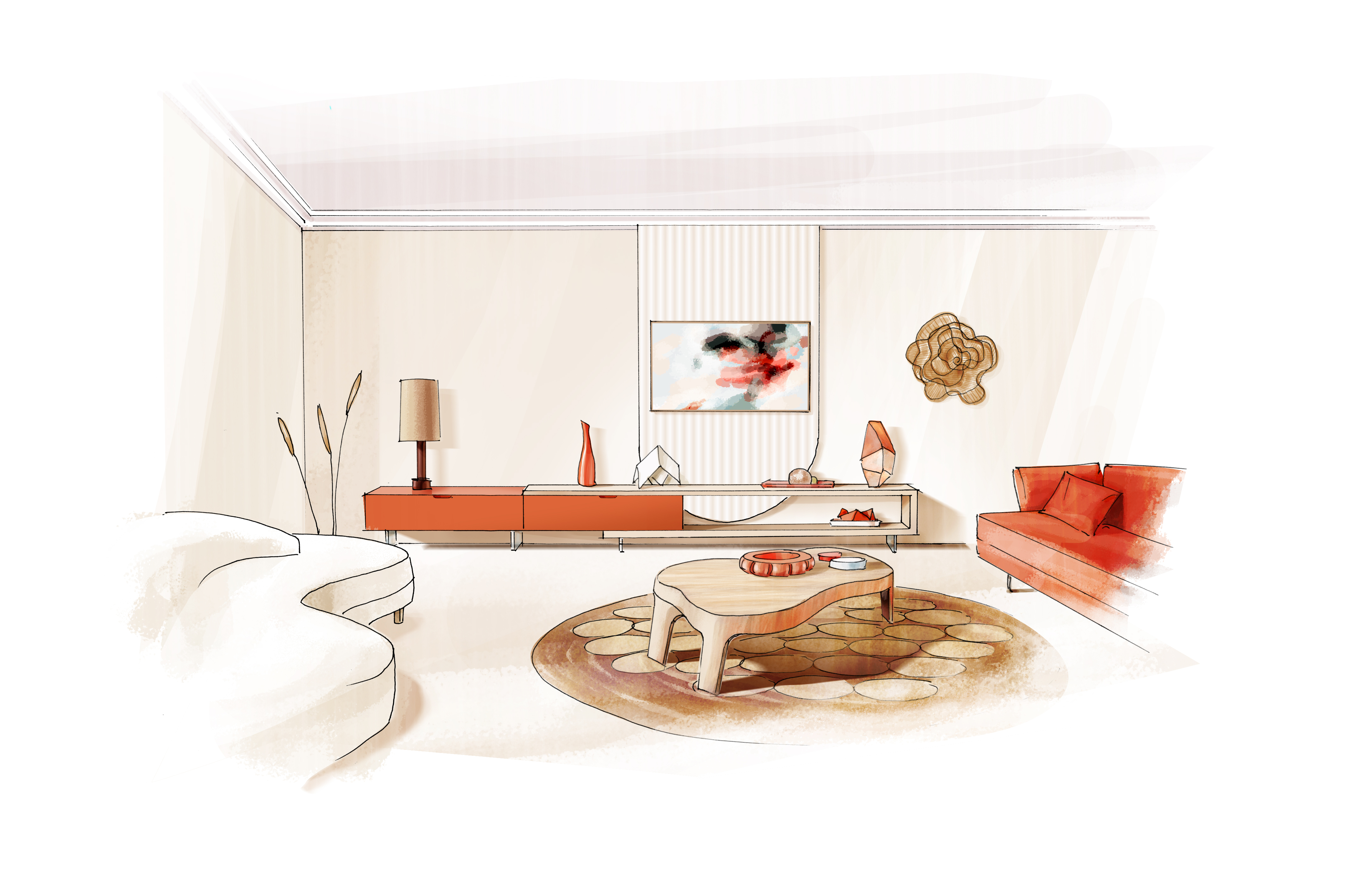 Croquis-Perene-agencement-sur-mesure-salon Croquis-Perene-agencement-sur-mesure-salon