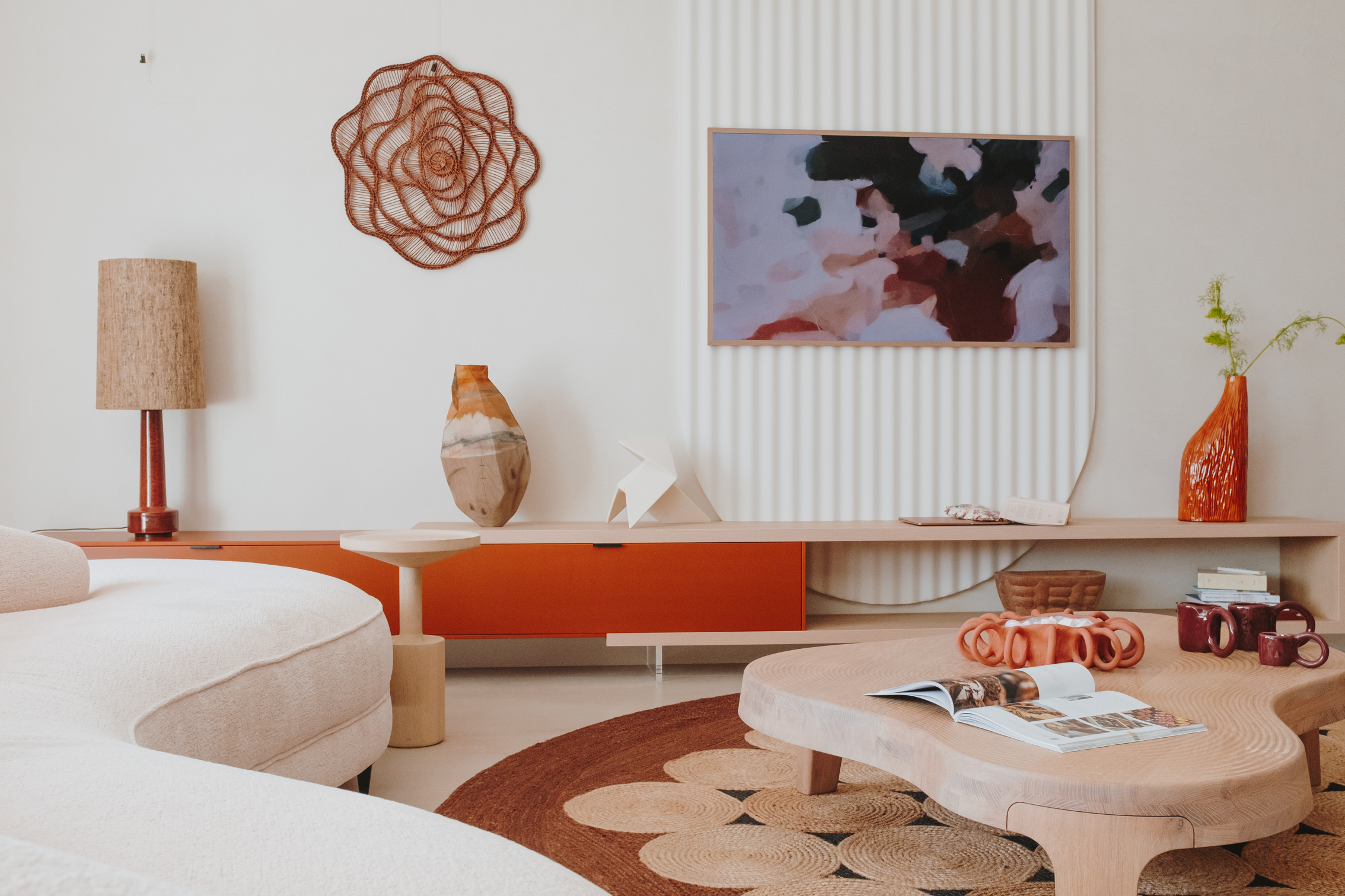 Meuble-TV-salon-orange-perene