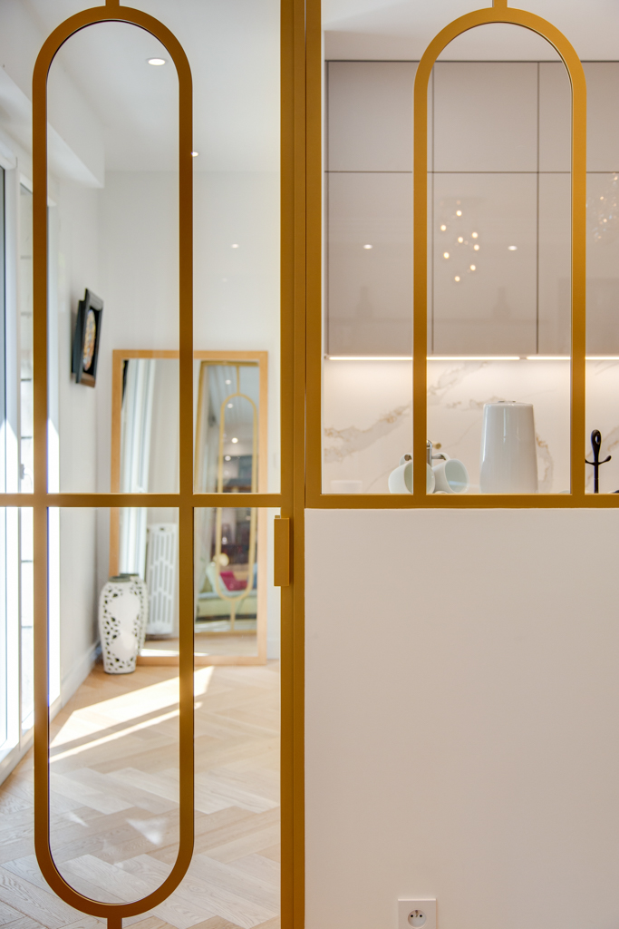 Détail de la verrière Art Déco