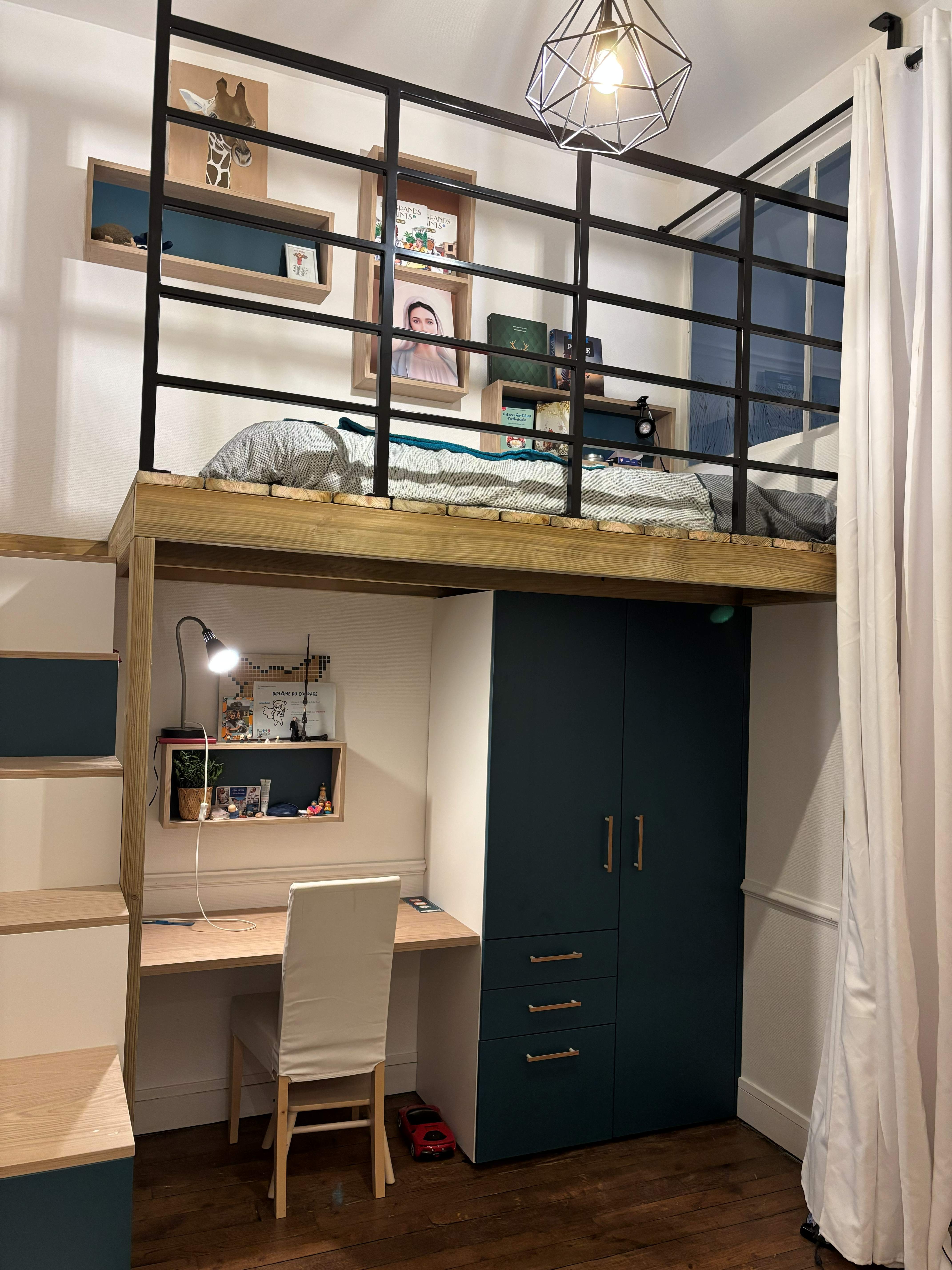 Chambre Mezzanine Escalier Bureau 1