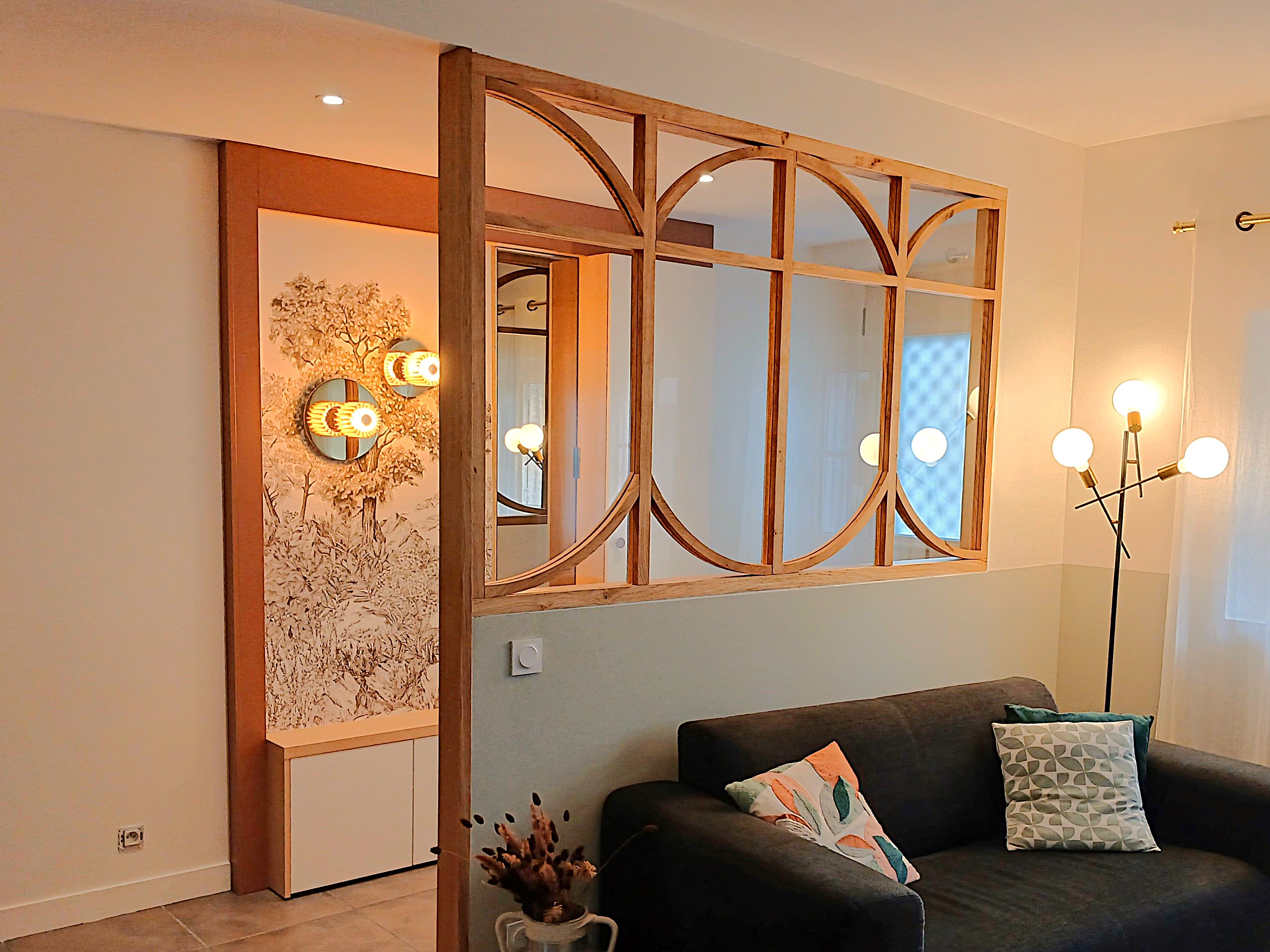 Meuble d'entrée et verrière 1 PERENE RENNES