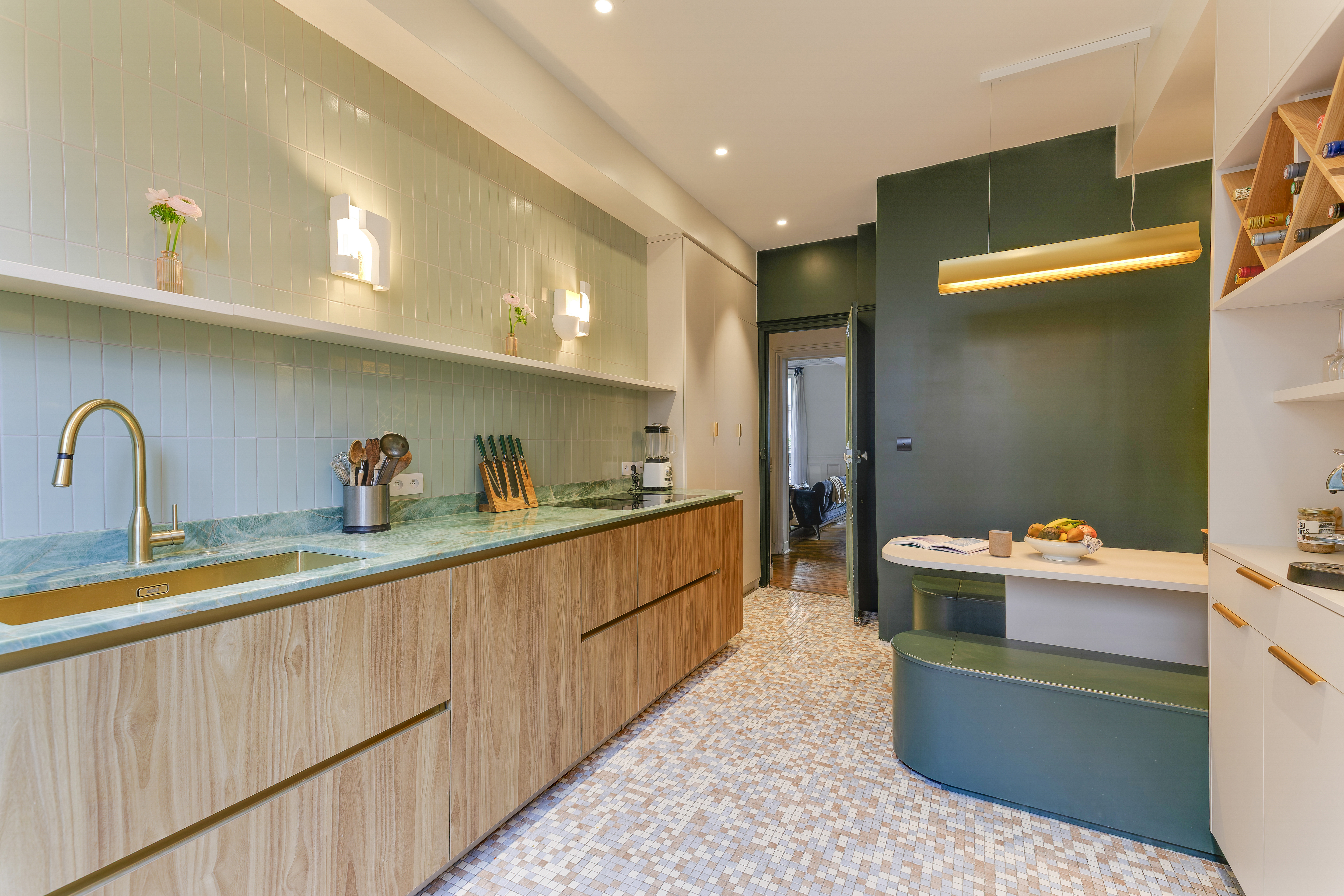 cuisine-perene-paris-7-quartzite-pierre-naturelle-bois-zellige-naturel