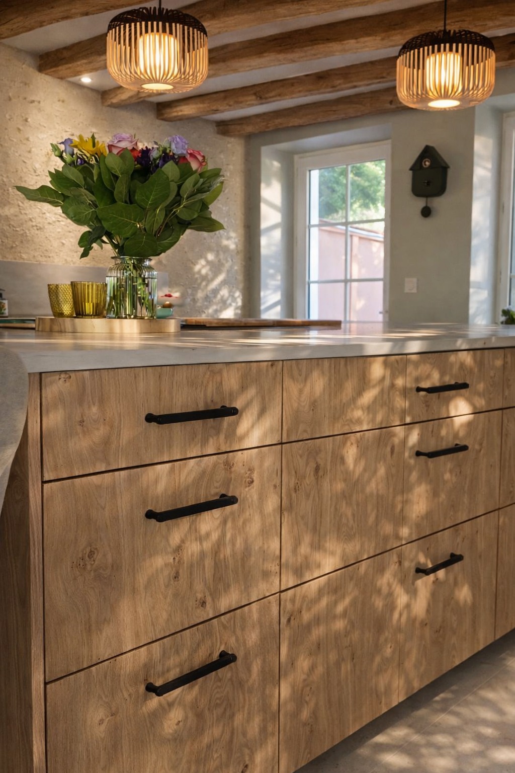 Cuisine intemporelle en bois massif4