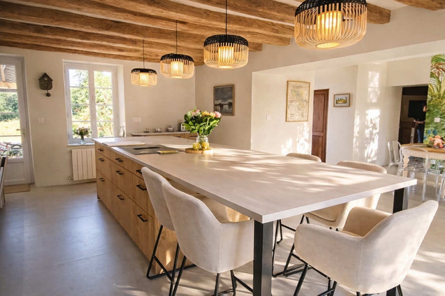 Cuisine intemporelle en bois massif2