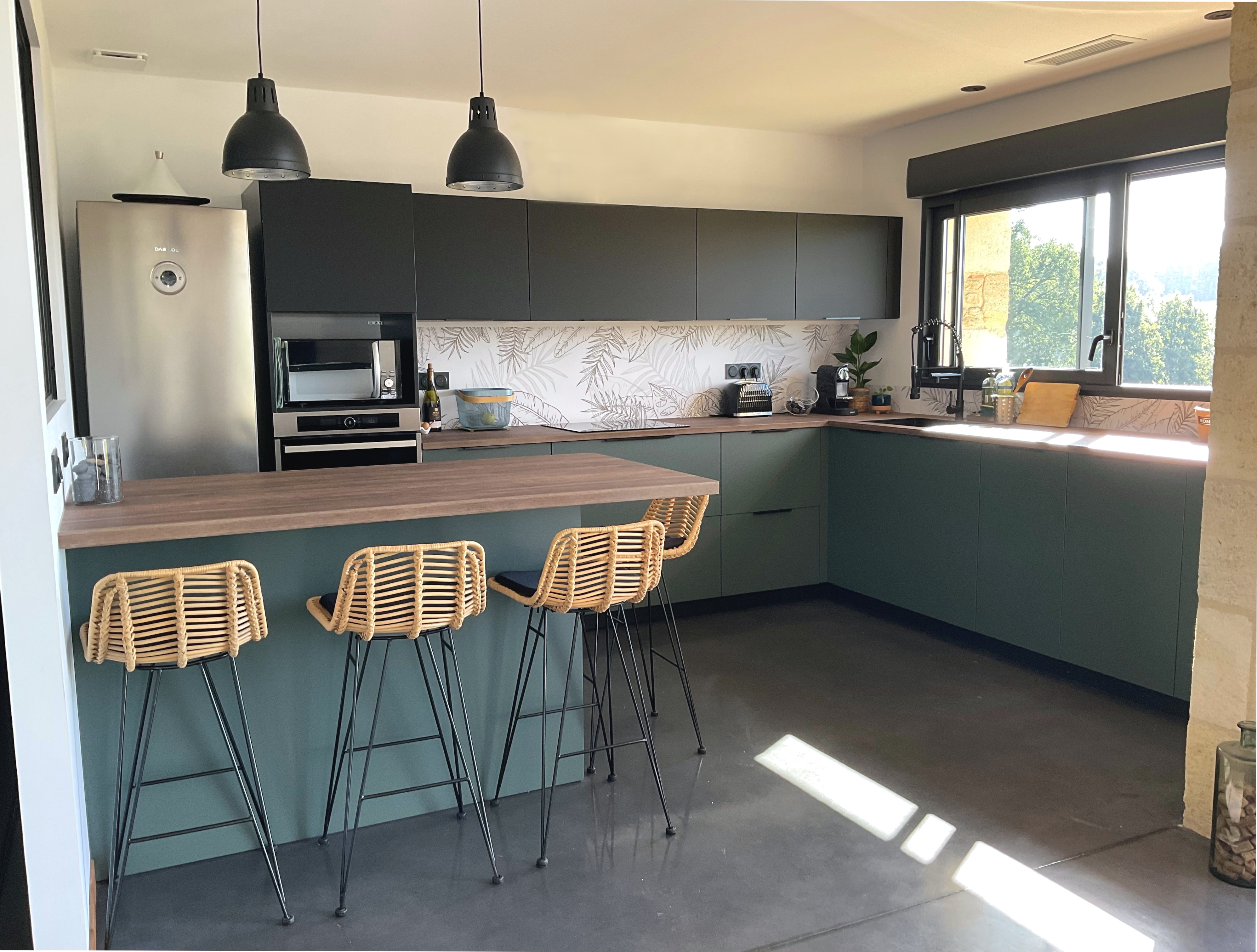 Le bois allié naturel du vert, dans la nature comme en cuisine.