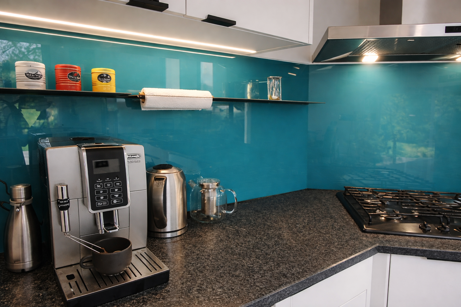 Détail du plan de travail et de la crédence