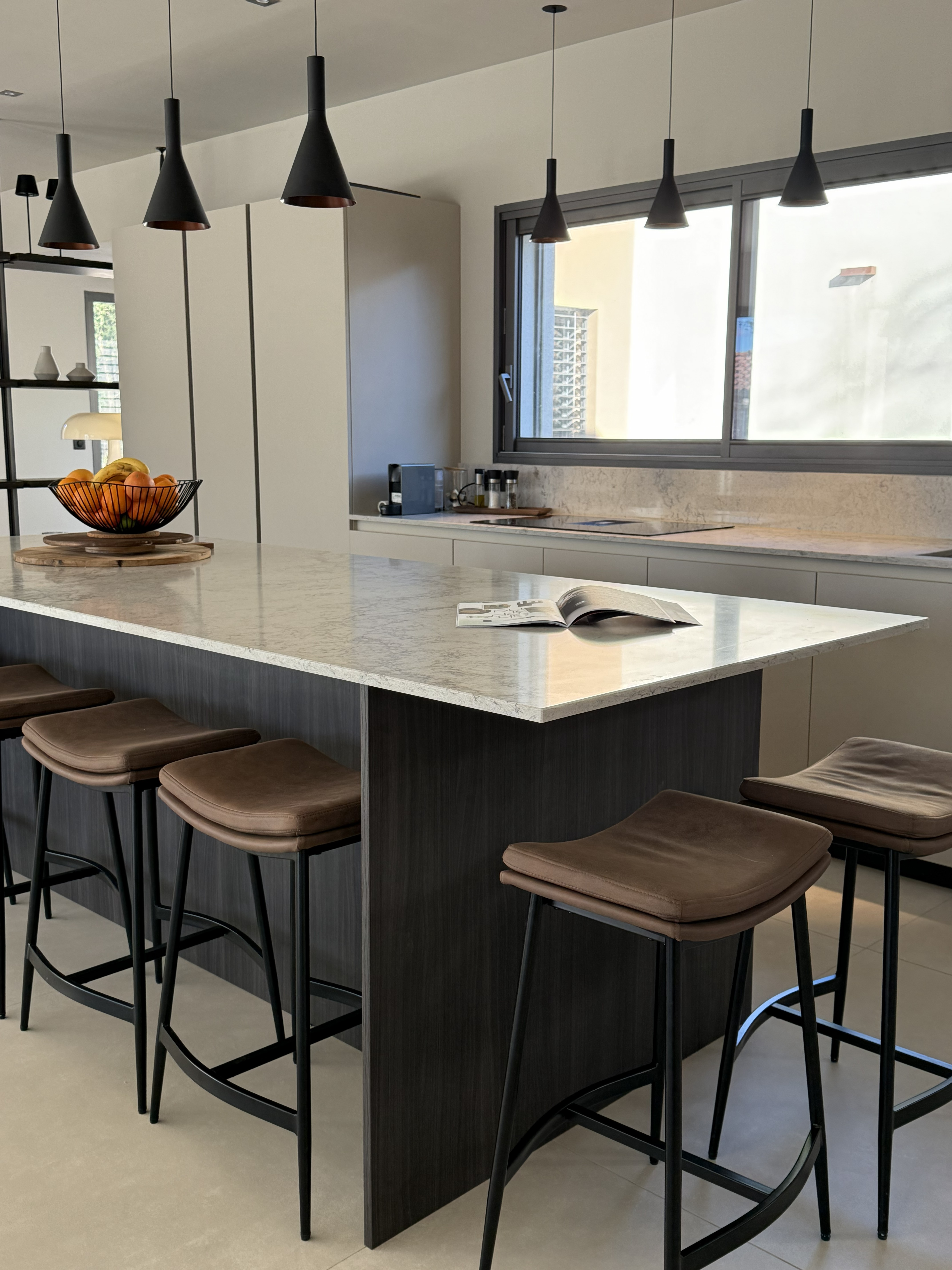 Vue coté convivial de l'îlot.