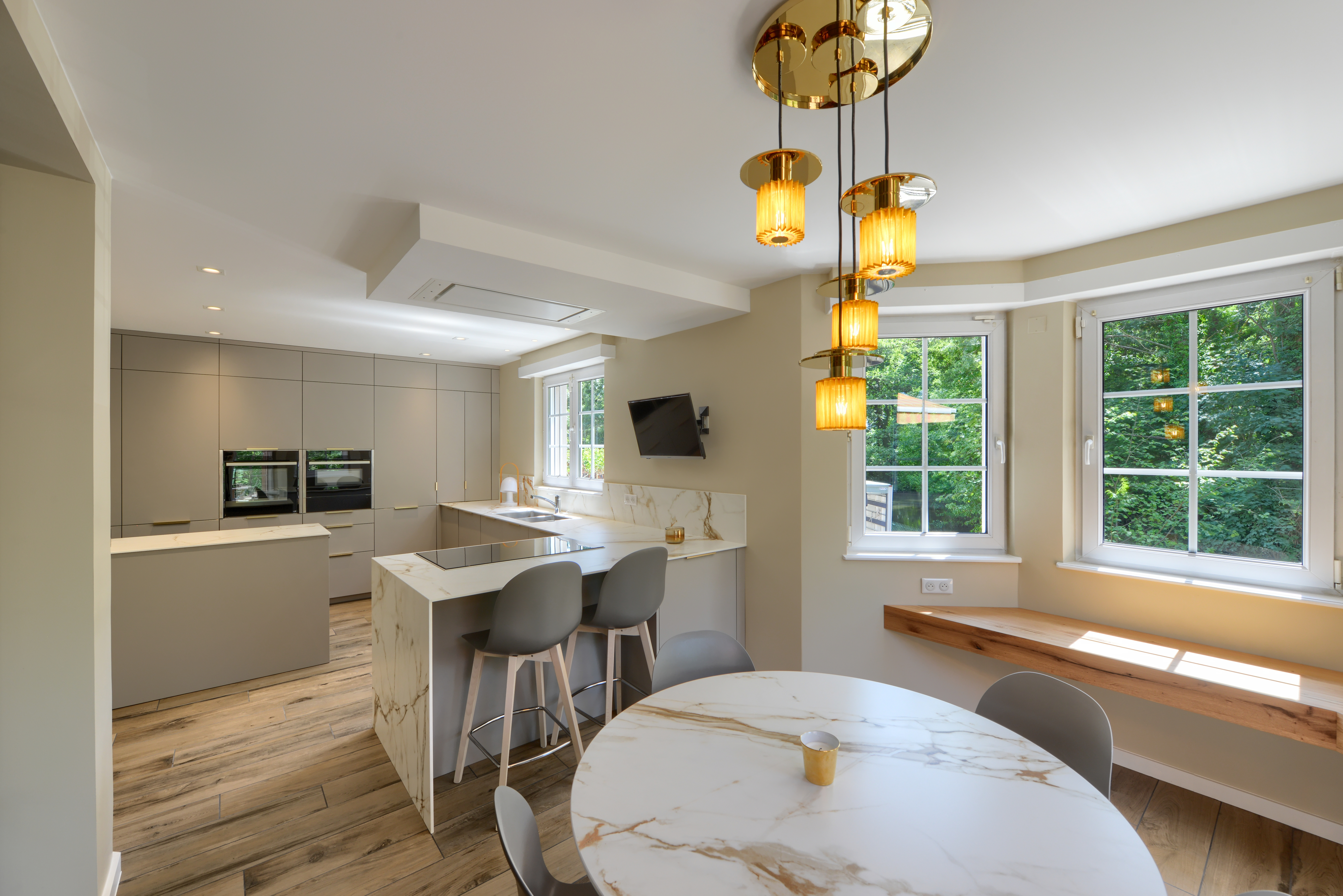 Cuisine beige moderne Perene